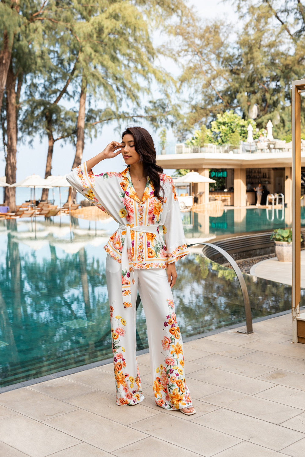 Tropical Bloom Set з брюками