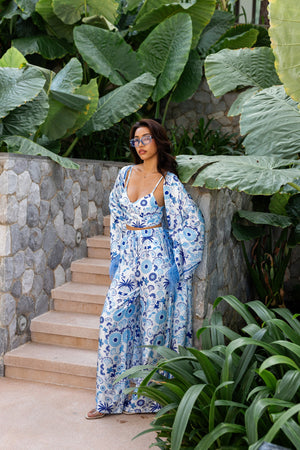 Azure Garden Bloom Set туніка з брюками