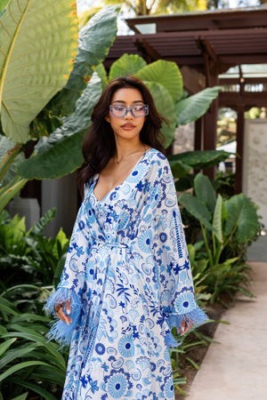 Azure Garden Bloom Set туніка з брюками