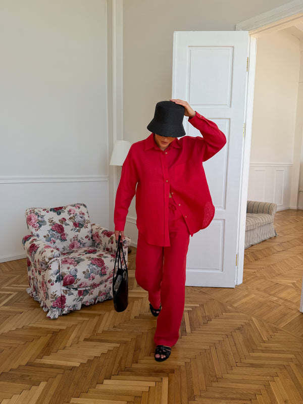 Pure 100% Linen Set з брюками