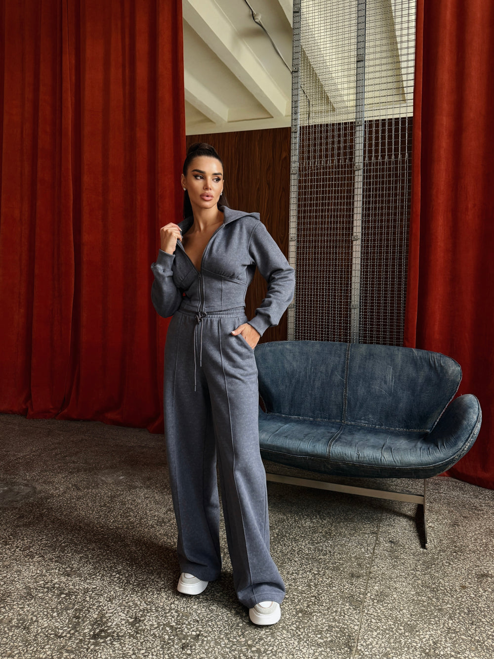 Костюм Corset Flis з ефектом вареноі тканини