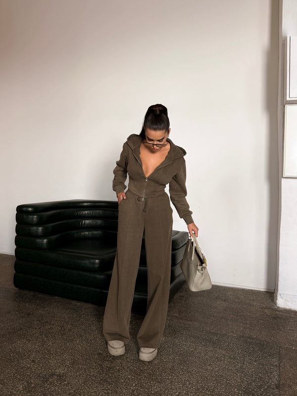 Костюм Corset Flis з ефектом вареноі тканини