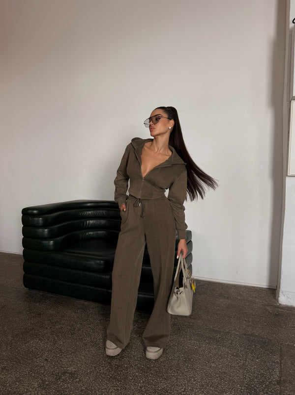 Костюм Corset Flis з ефектом вареноі тканини