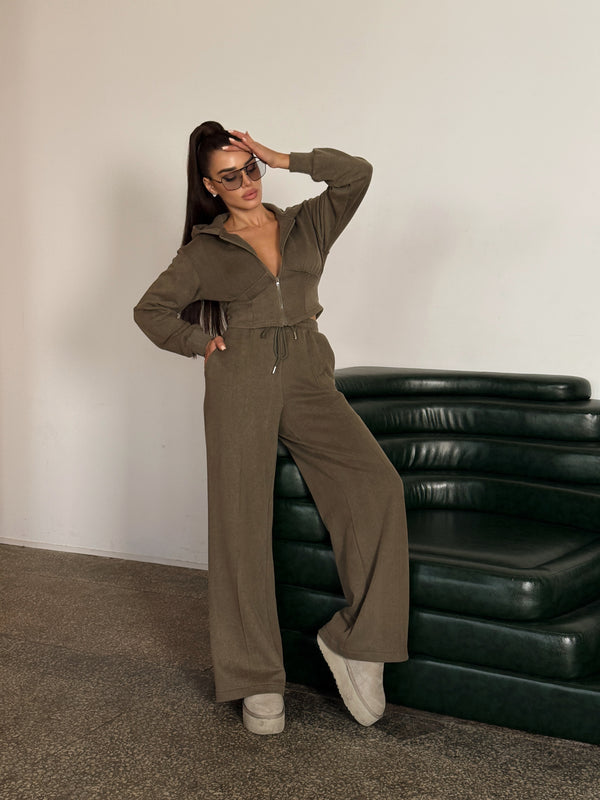 Костюм Corset Flis з ефектом вареноі тканини