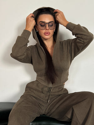 Костюм Corset Flis з ефектом вареноі тканини