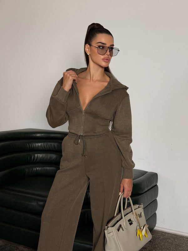 Костюм Corset Flis з ефектом вареноі тканини