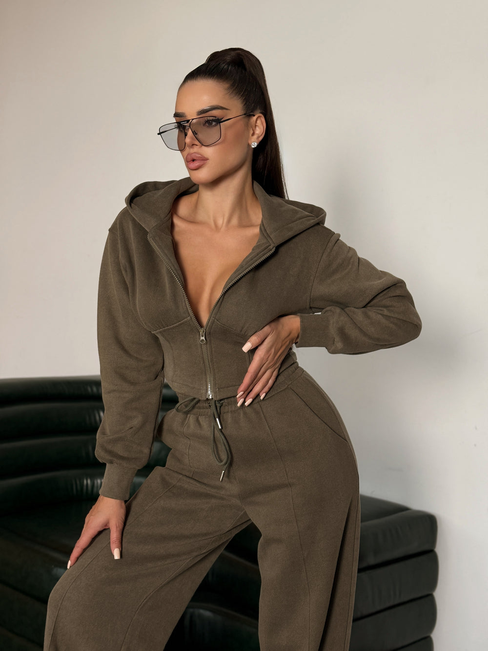 Костюм Corset Flis з ефектом вареноі тканини