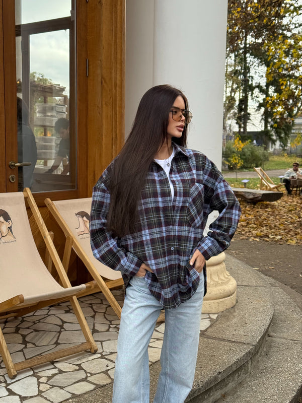 Сорочка в клітинку