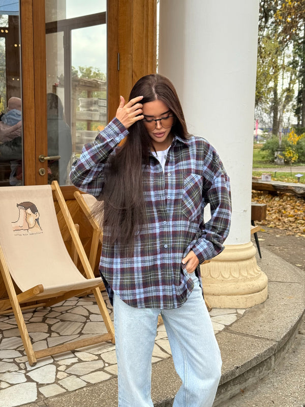 Сорочка в клітинку