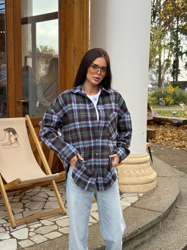 Сорочка в клітинку