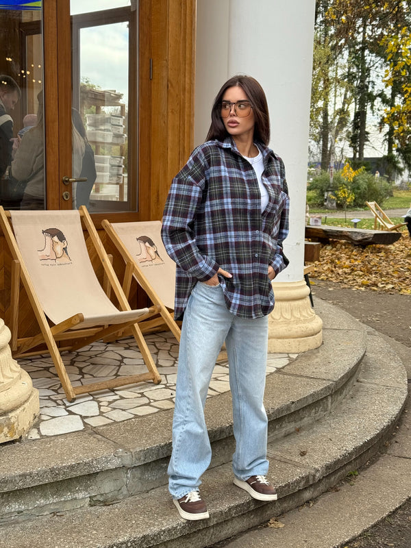 Сорочка в клітинку