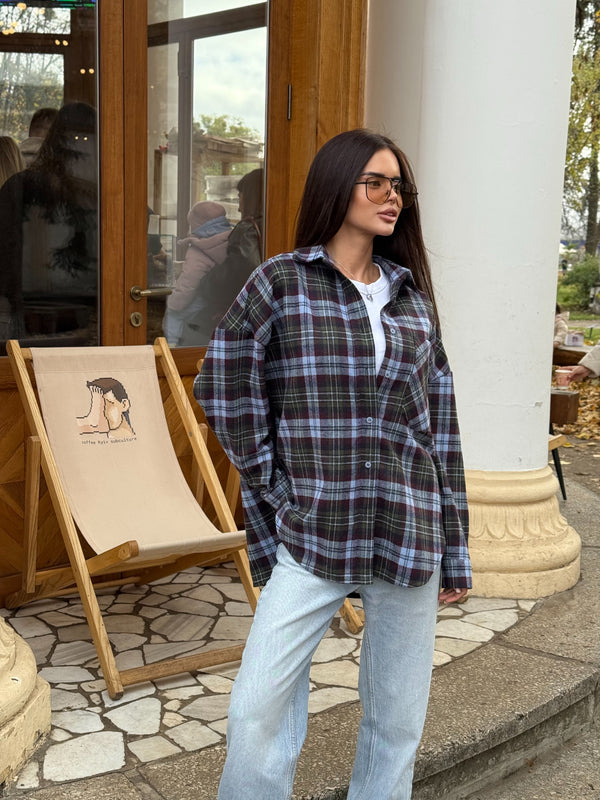 Сорочка в клітинку