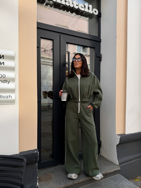 Костюм двійка на флісі з кантом