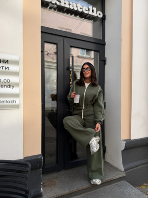 Костюм двійка на флісі з кантом