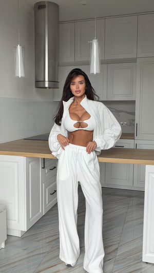 Костюм двійка “VELOUR” White
