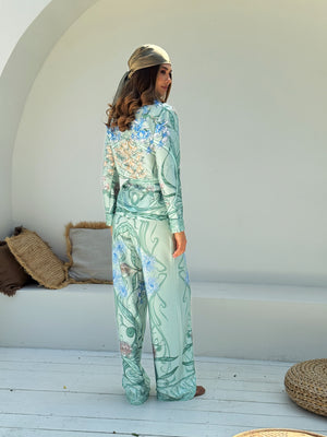 Костюм мʼята з брюками