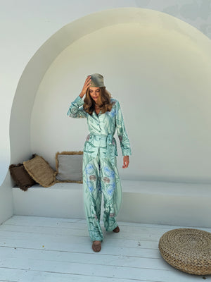 Костюм мʼята з брюками