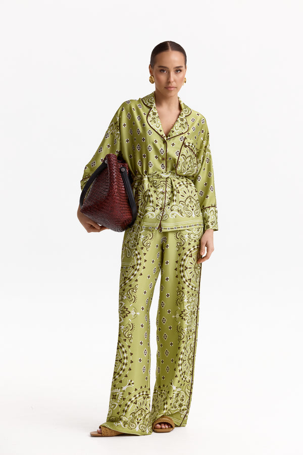 Костюм Boho з брюками та кантом