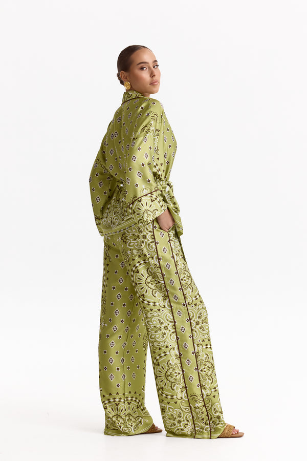 Костюм Boho з брюками та кантом