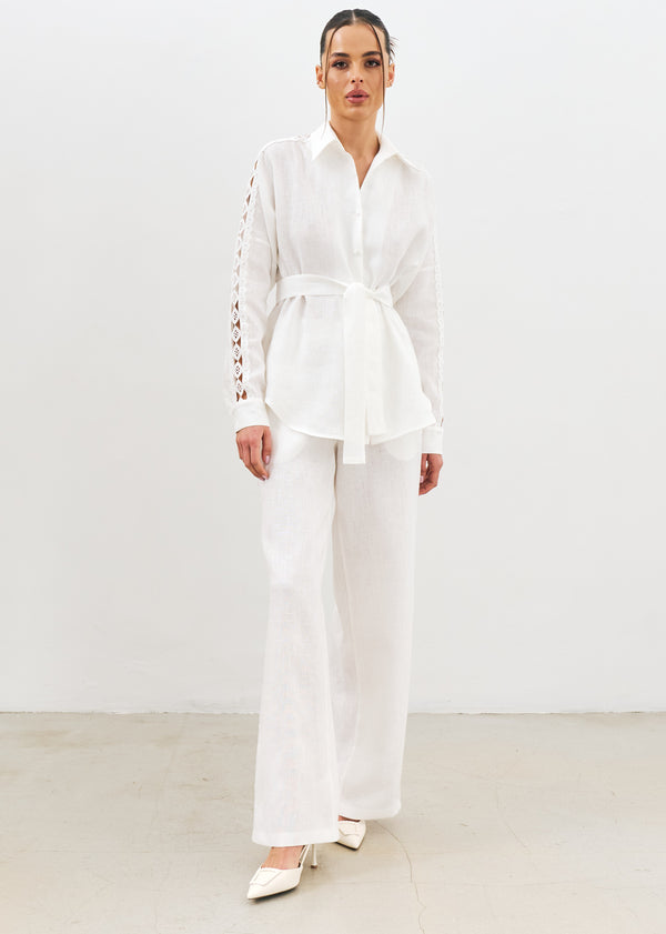 Milk 100% Linen Set