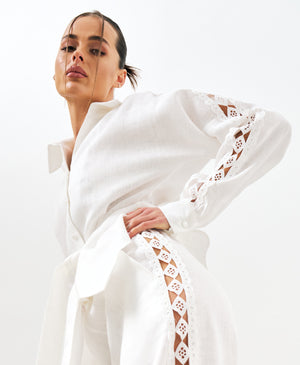 Milk 100% Linen Set