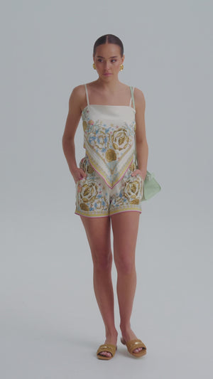 Костюм Gold Bloom з шортами