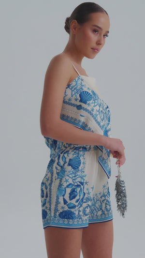 Костюм Azure Chic з шортами